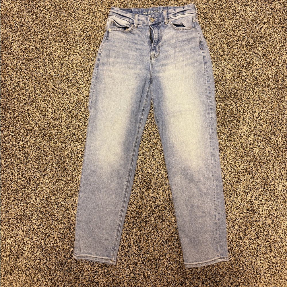 American Eagle Outfitters Light Blue High Rise Jeans